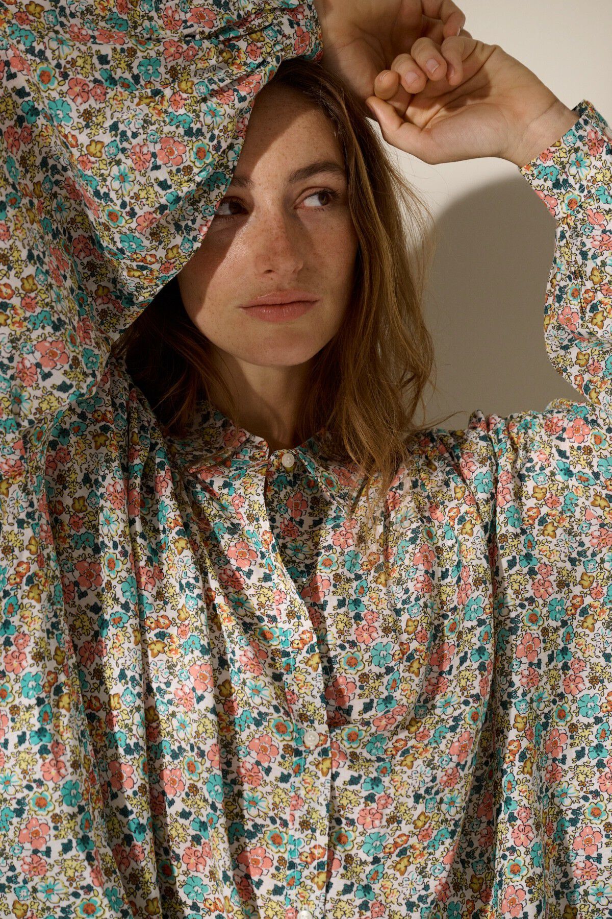 golden shirtdress