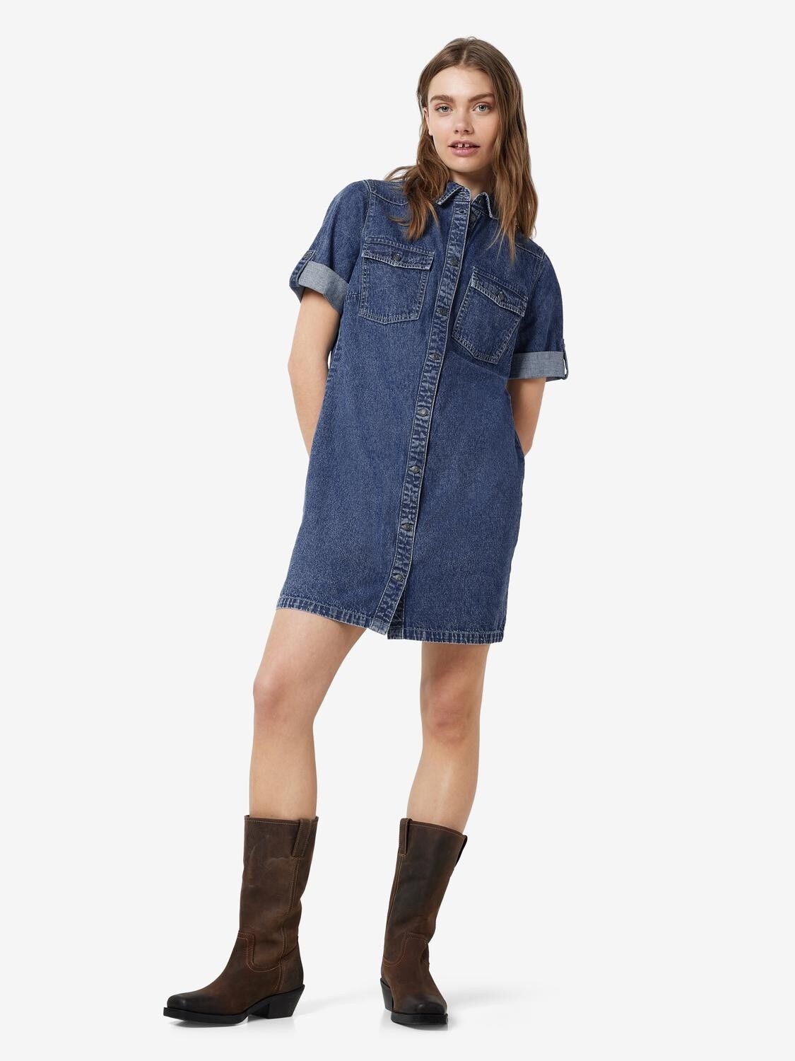 NMNEW SIGNE S/S DENIM DRESS VI002MB