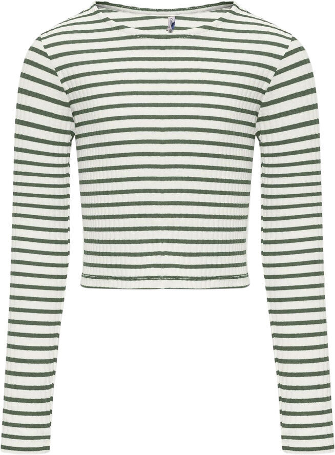 KOGNELLA STRIPED L/S O-NECK TOP JRS