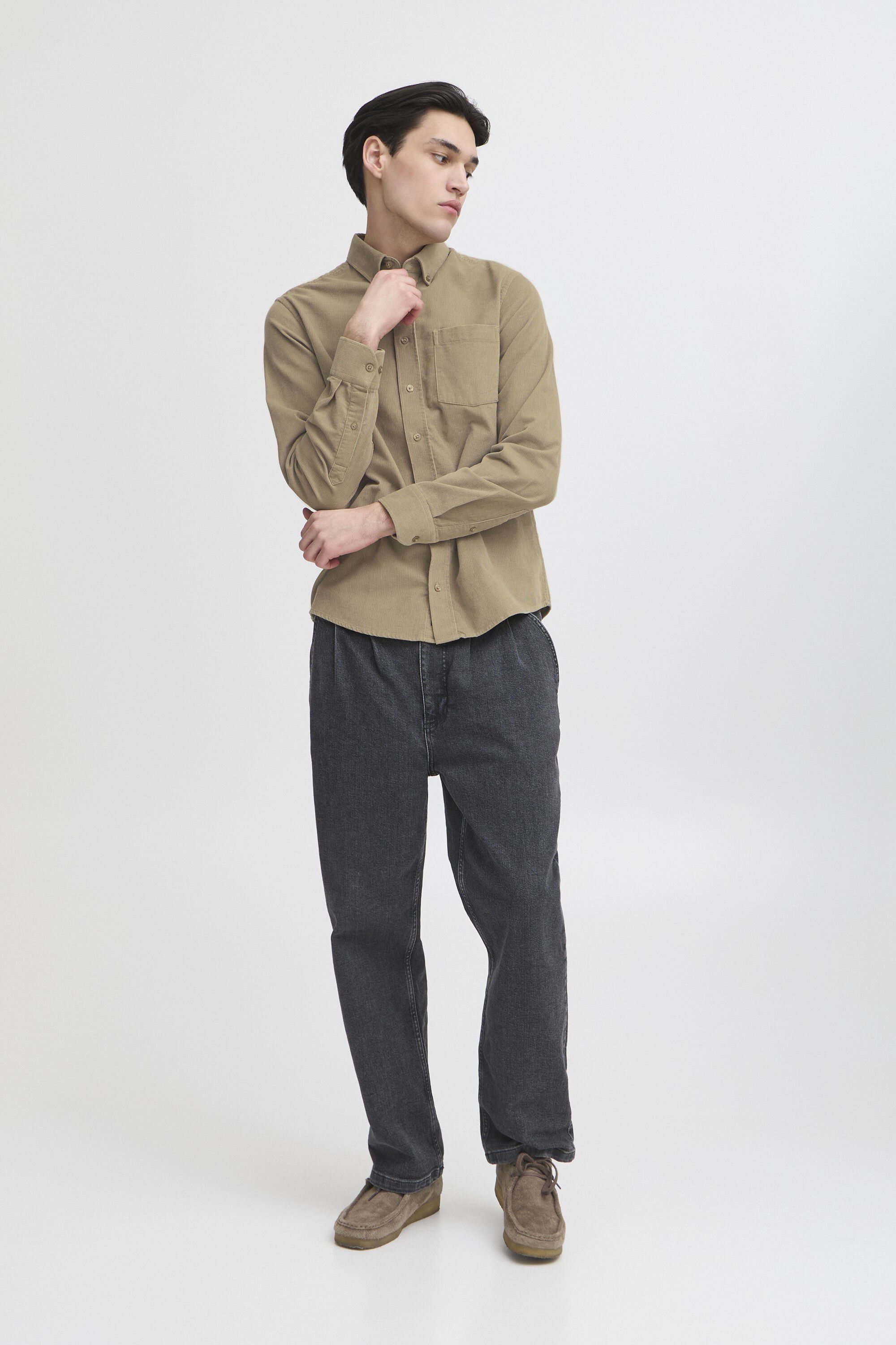 CFANTON LS BD baby cord shirt