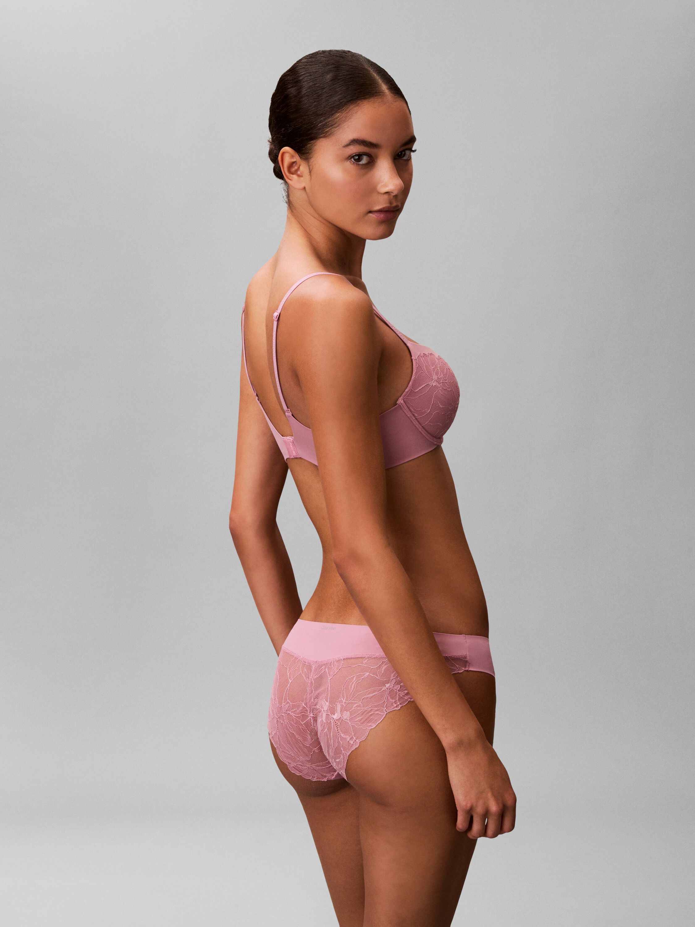 Lace Trim Microfibre Briefs