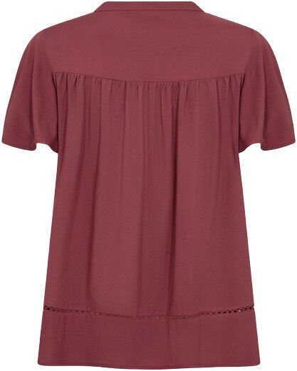 Curvy WA-SIA 44 Bluse Bordeaux