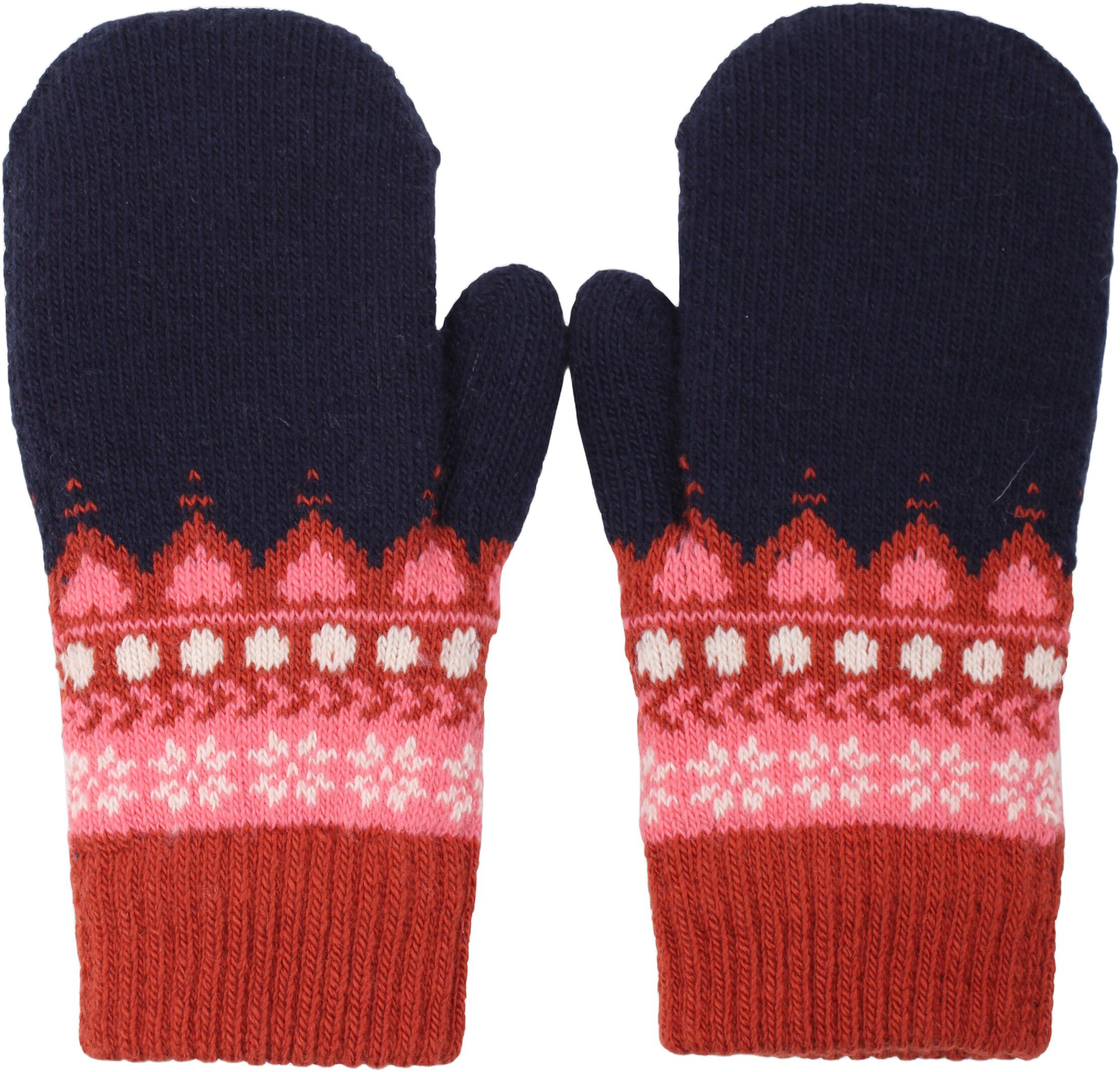 Danewalnut Mittens Dk Navy JAQUARD