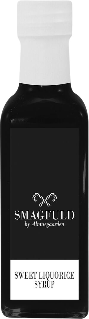 Sirup med smag af sød lakrids