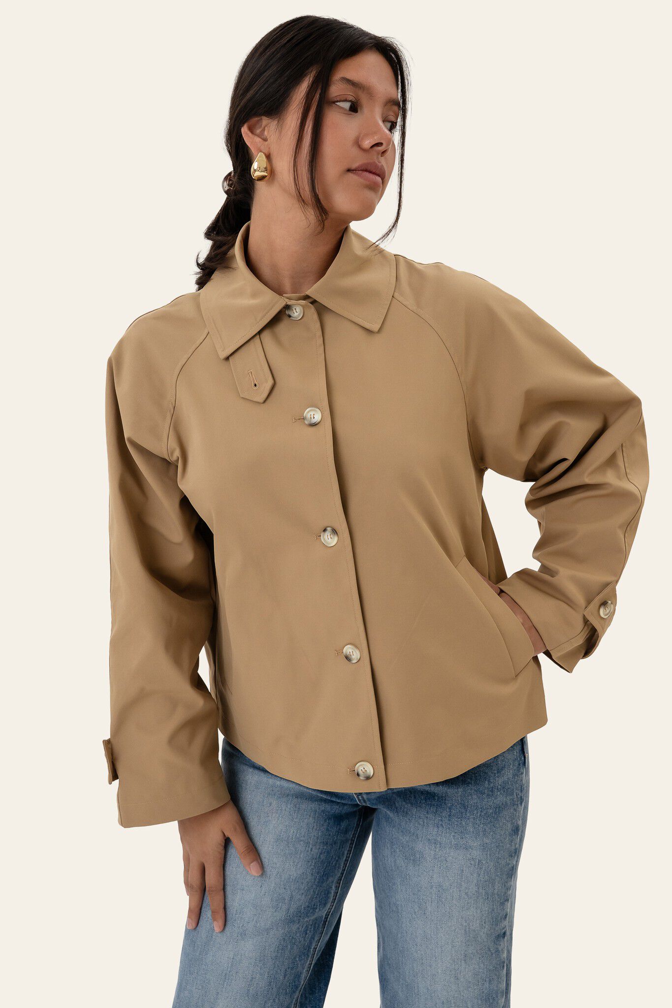 AvaIC Short Trenchcoat