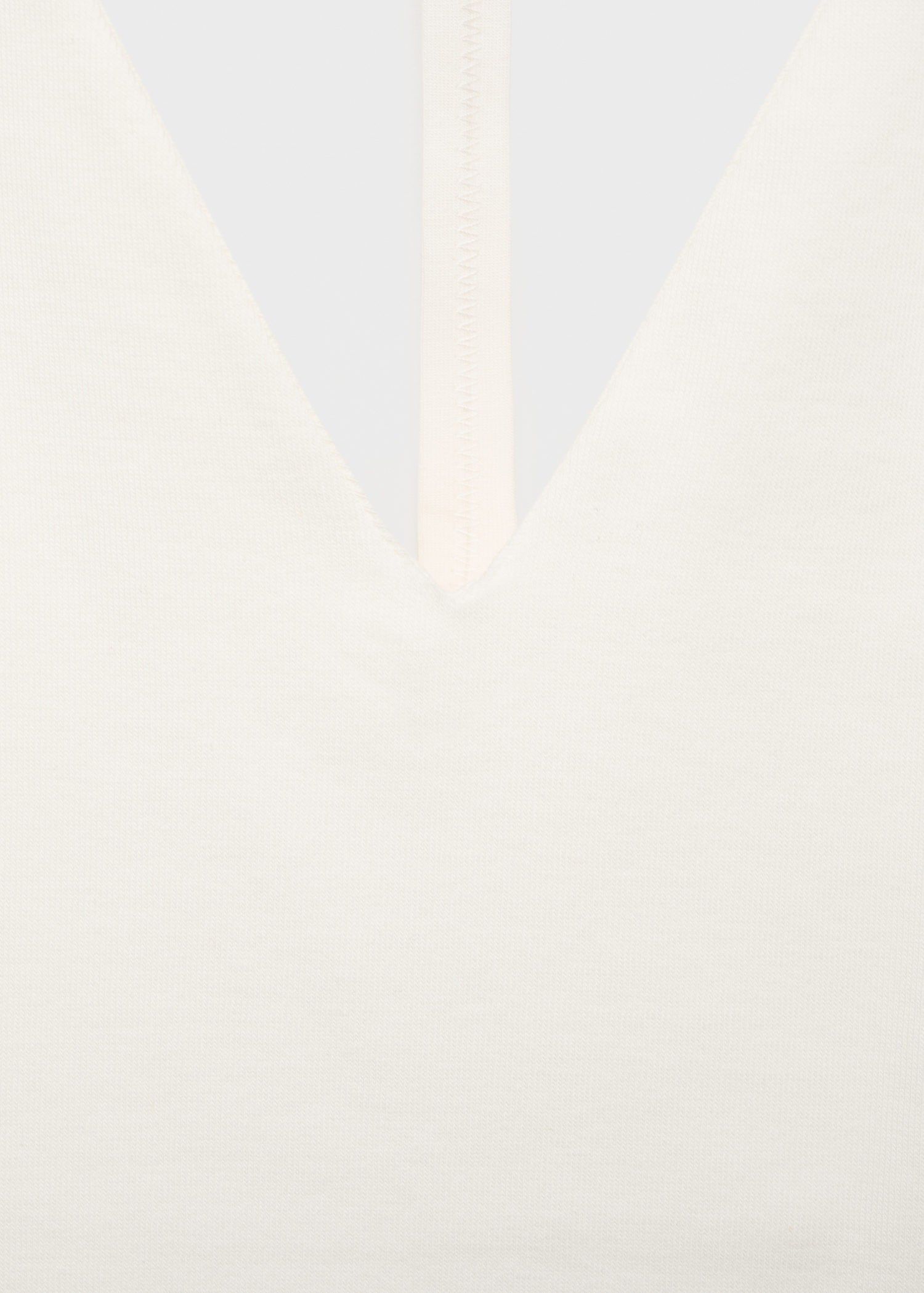 Open-back cotton top