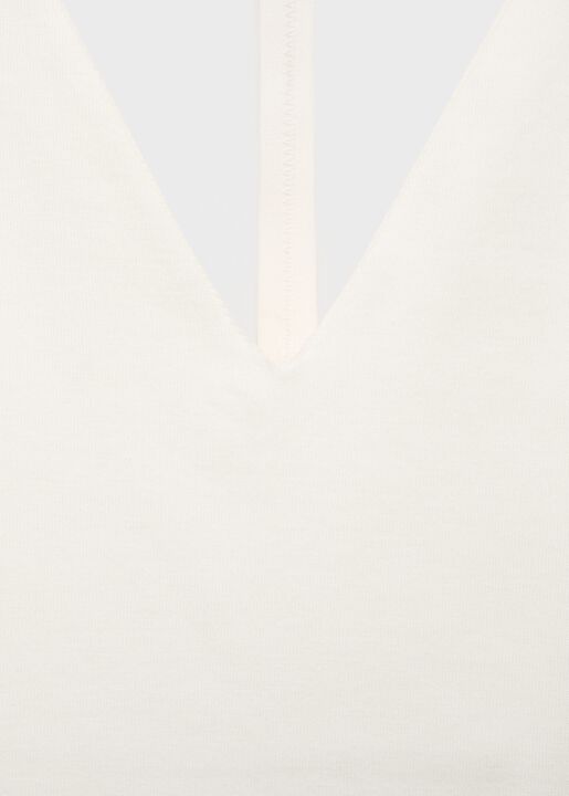 Open-back cotton top