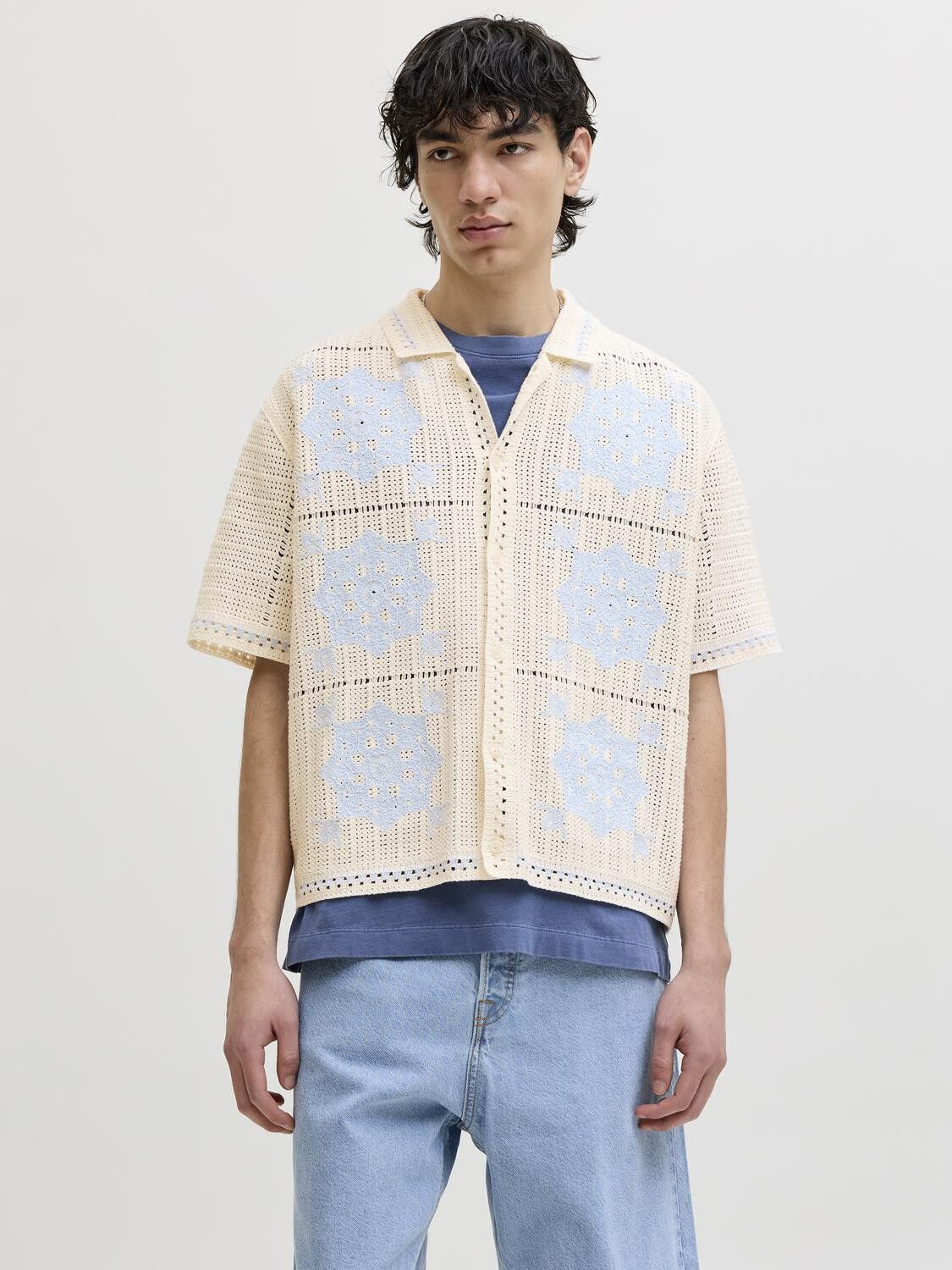 JORORCHARD KNIT CROCHET POLO