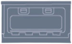 BOX, LARGE, DARK BLUE