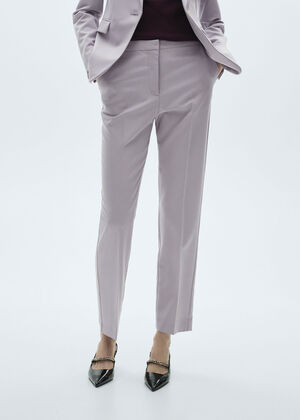 Straight suit trousers
