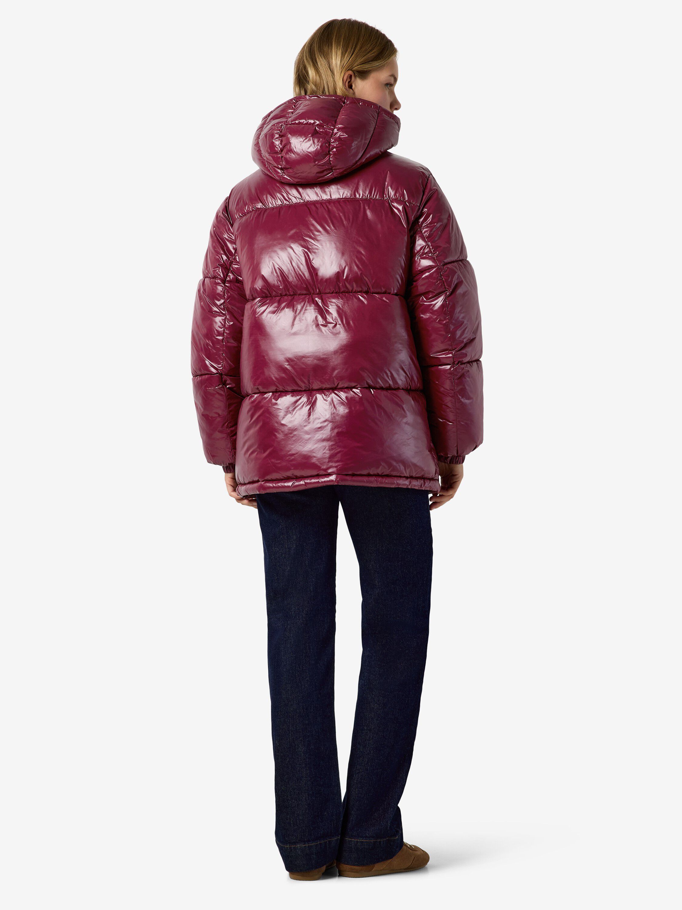 Nmallie Shiny Hood Long Jacket