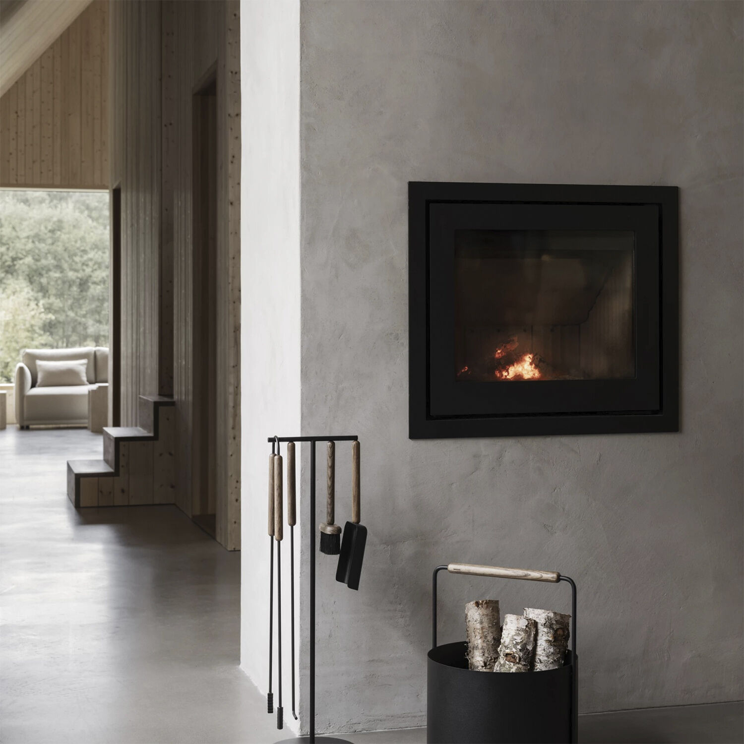 5 pcs Fireplace Tool Set - Ashi