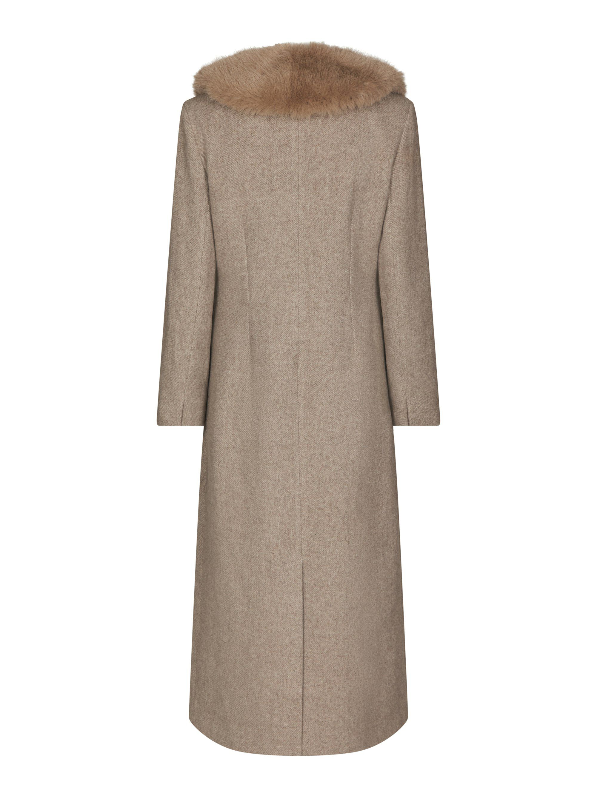 Corina Herringbone Twill Coat