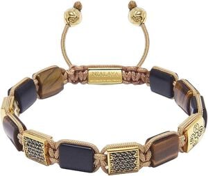 The Dorje Flatbead Collection - Matte Onyx and Brown Tiger Eye