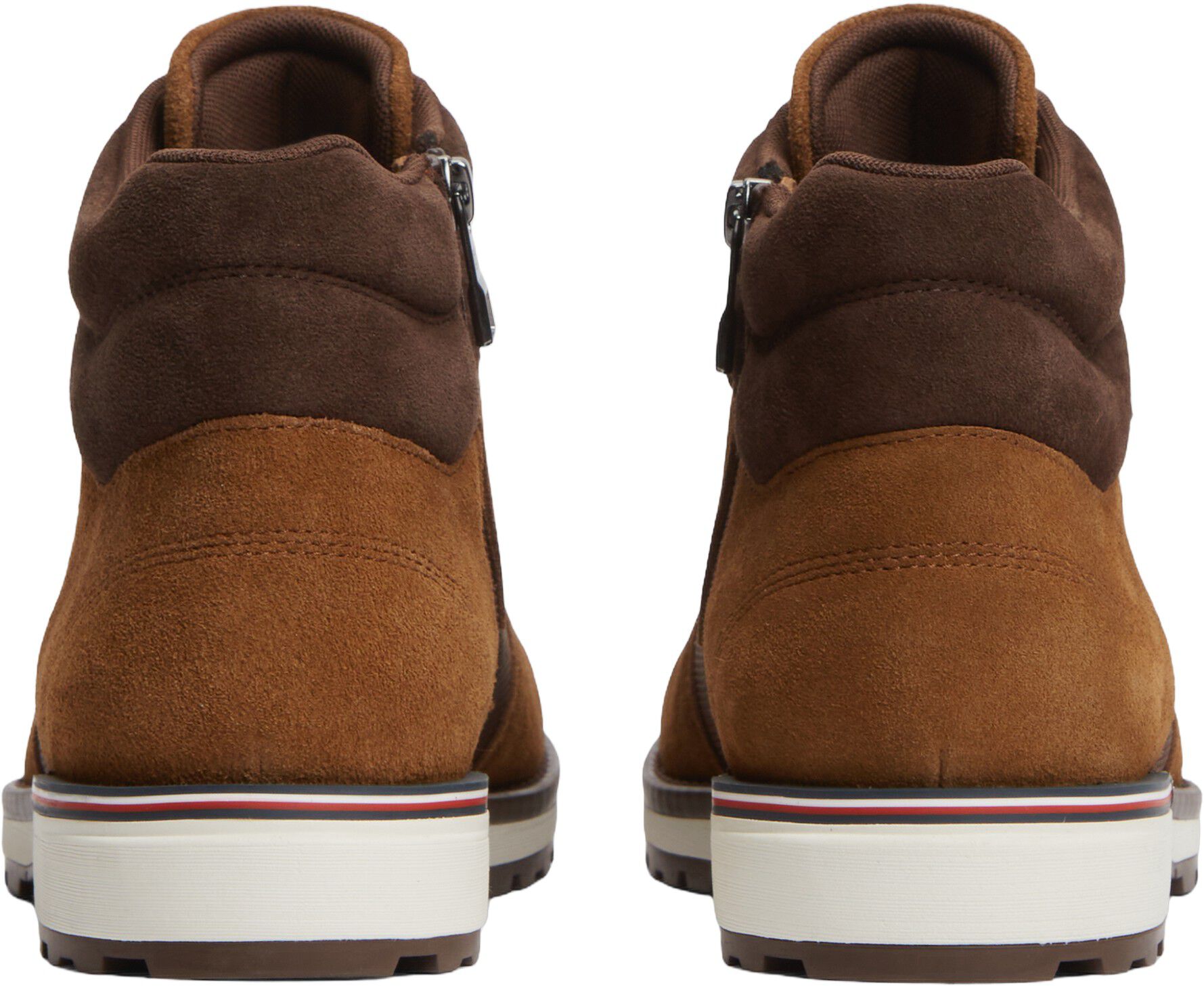 Suede Outdoor Cleat Mesh Panel Boots