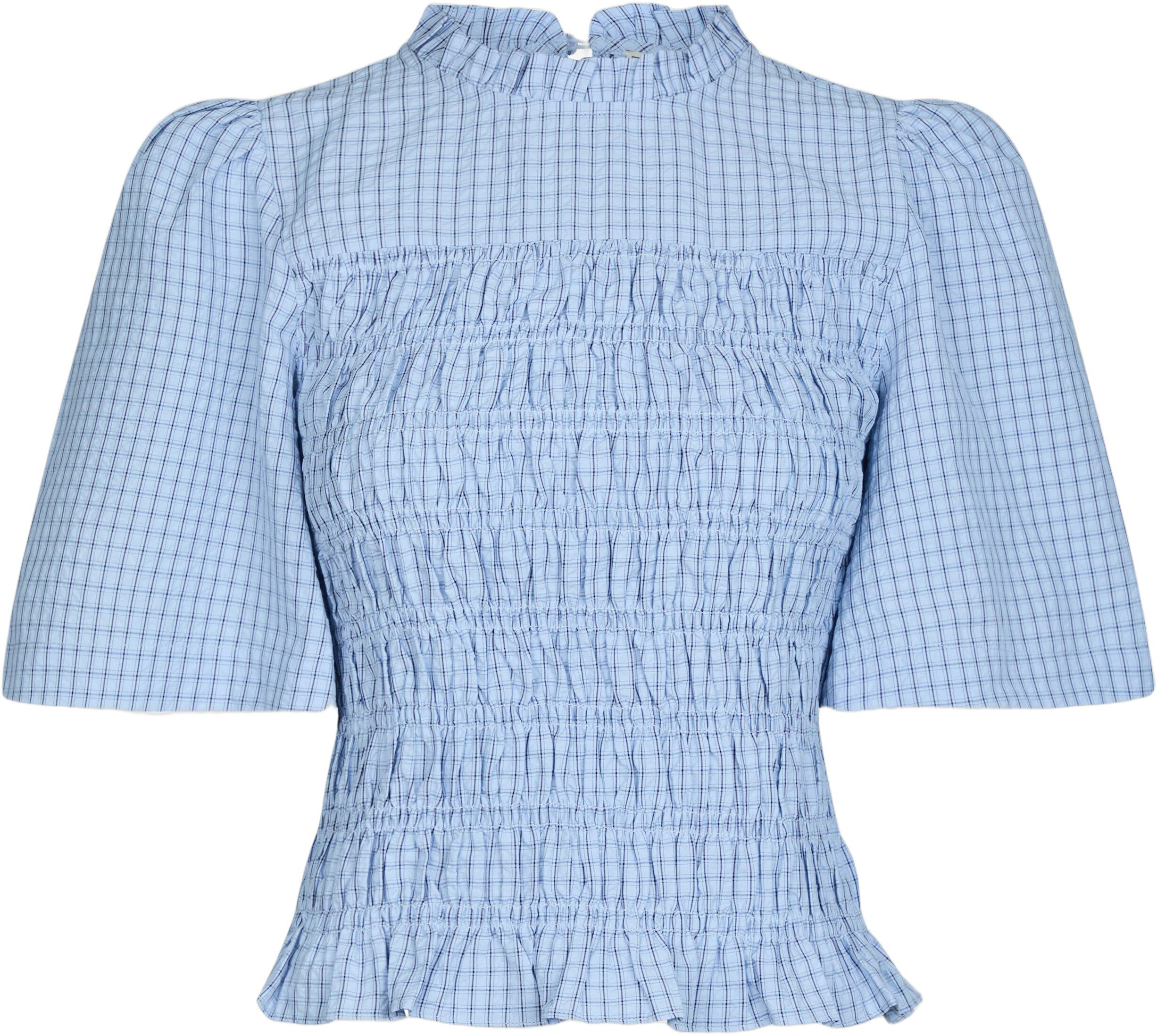 Possini Check Smock Blouse