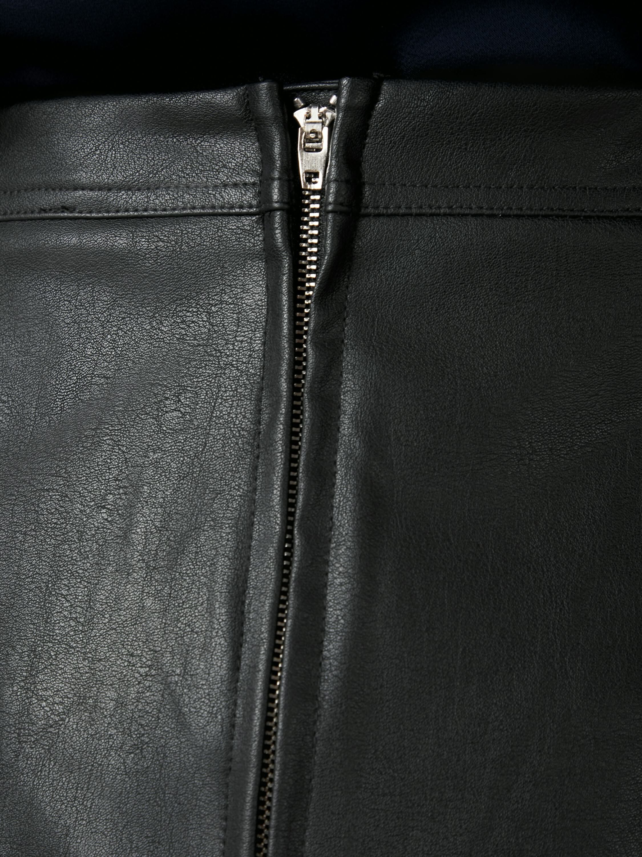 Raya Faux Leather Skirt