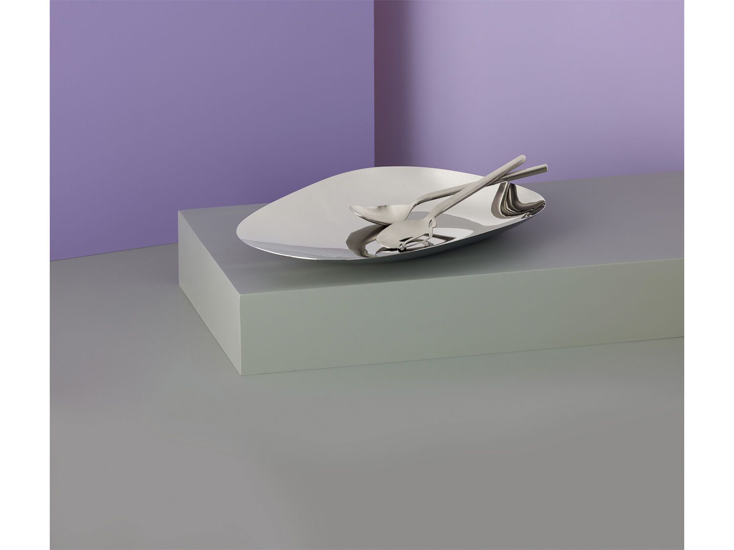 Fad Dorotea 42 x 5 cm Blankt st&aring;l