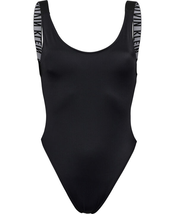 One piece scoop back swimsuit