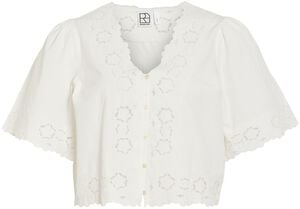 ROUAMORY 2/4 V-NECK TOP