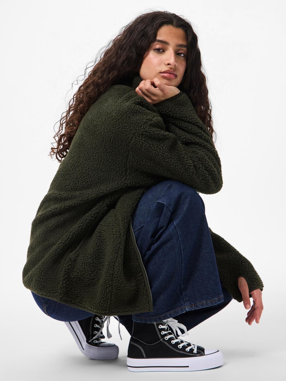 PCSADIA LS TEDDY JACKET NOOS BC