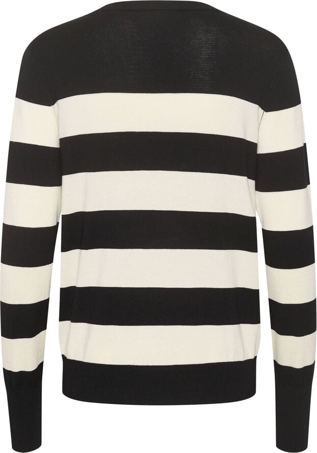 KAlizza Striped Knit Pullover