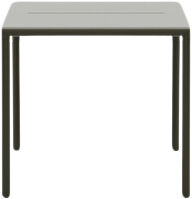 May Table, Outdoor, 85x85, Steel, Dark Green