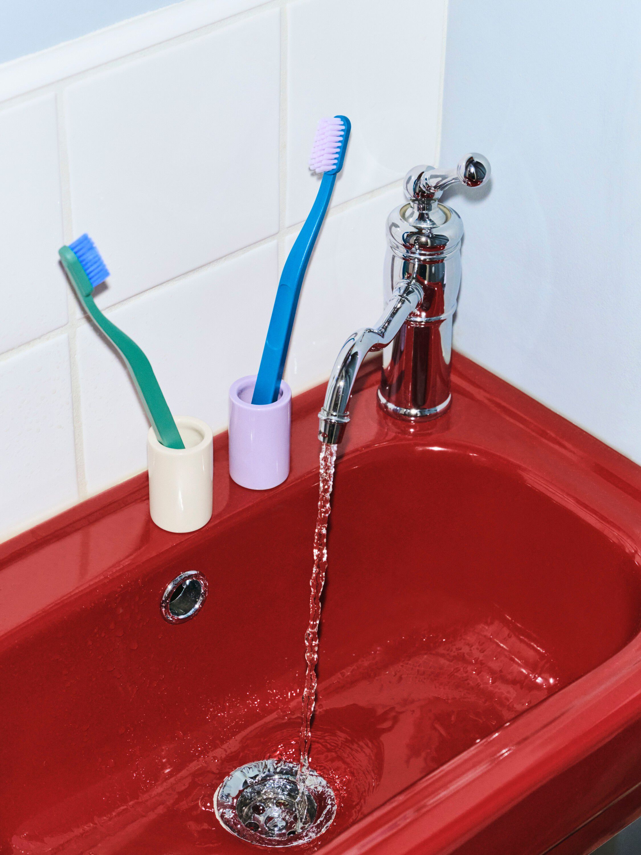 Tann Toothbrush-Pine green and blue