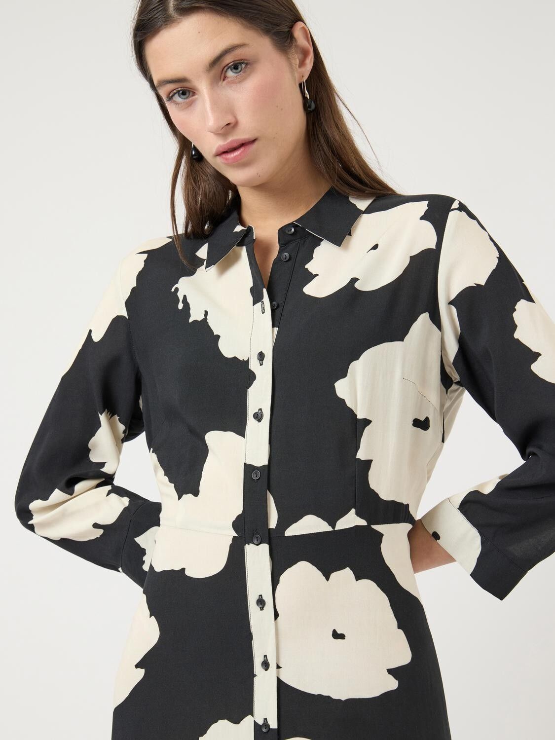 YASSAVANNA LONG SHIRT DRESS S. NOOS