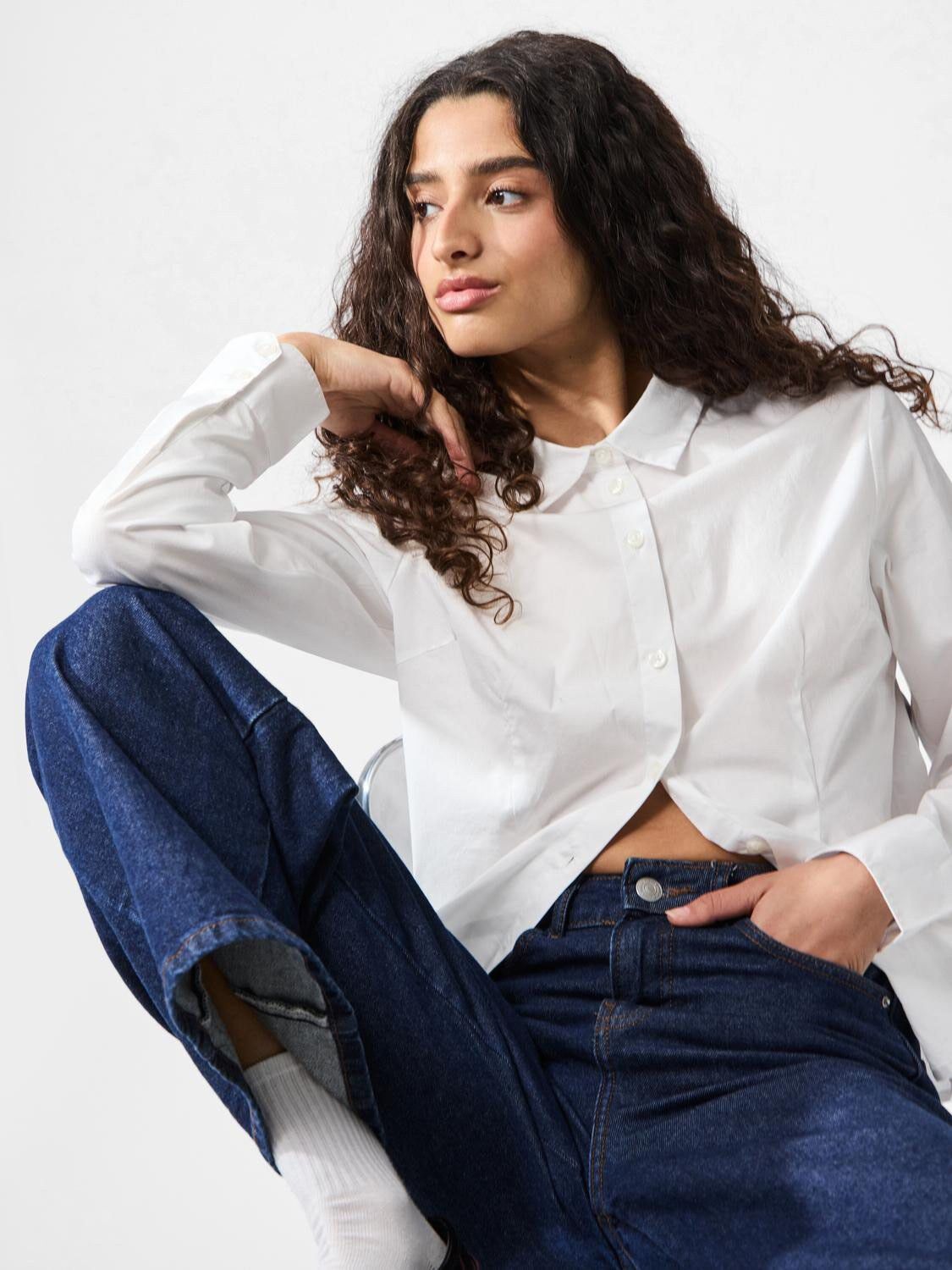 PCSUSSI LS SHIRT WVN NOOS