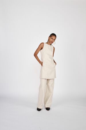 Denim ecru dress - Lizl