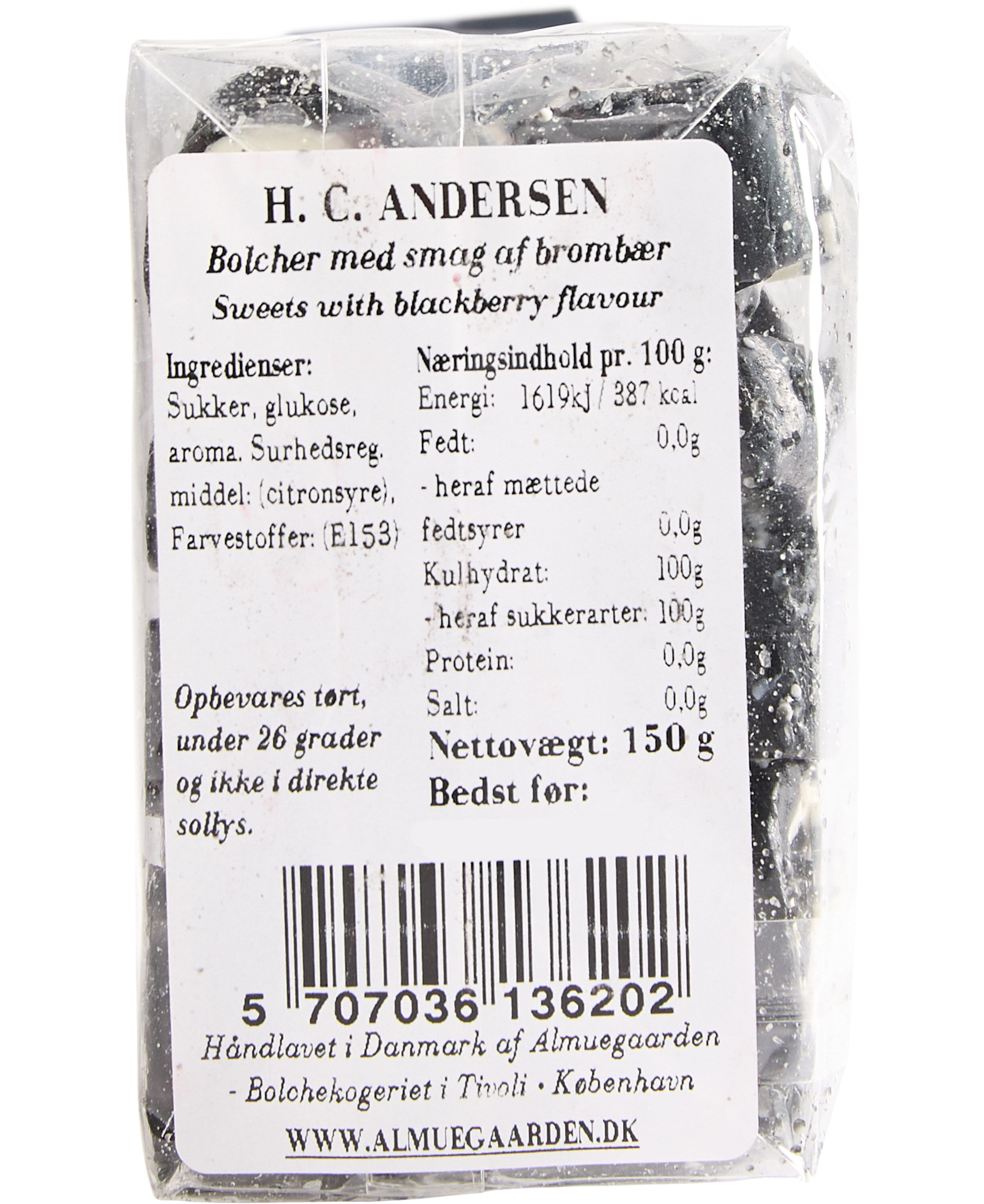 Turist-Gave&aelig;ske med danske flag, H. C. Andersen og andre national bolc