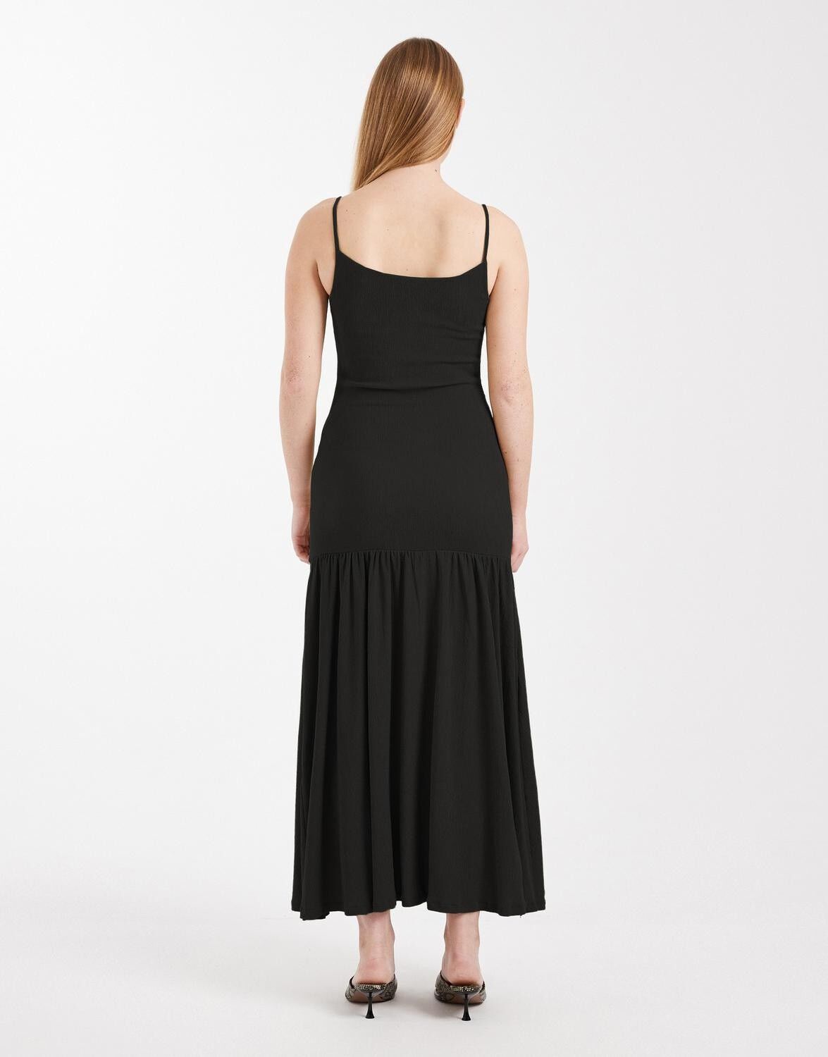 TSCHRISTINA RUCHED MAXI CAMI DRESS
