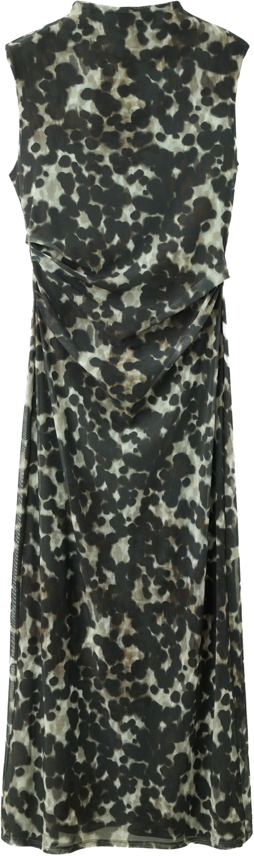 Printed mesh dress