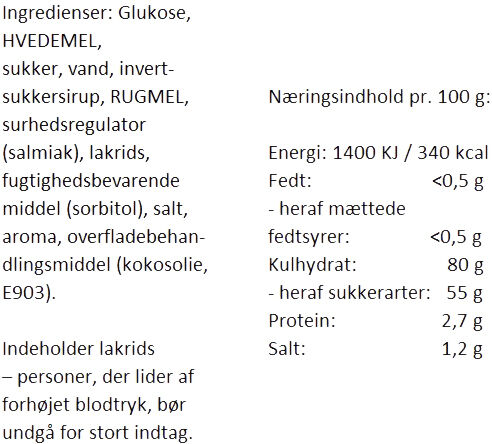 Salt Lakrids Nostalgi (bl&oslash;dt slik - uden gelatine)