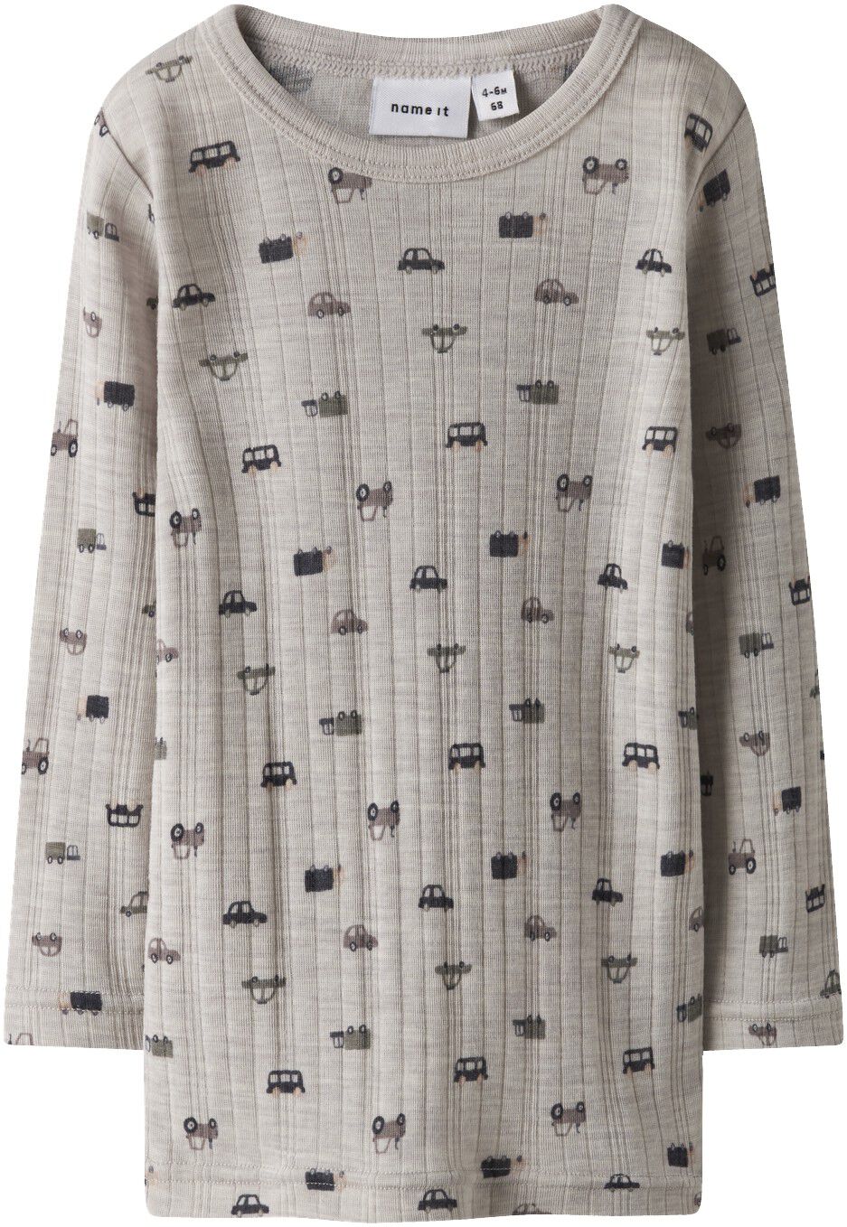 NMMWANG WOOL NEEDLE LS TOP NOOS