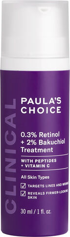 Clinical 0.3% retinol + 2% Bakuchiol Treatment