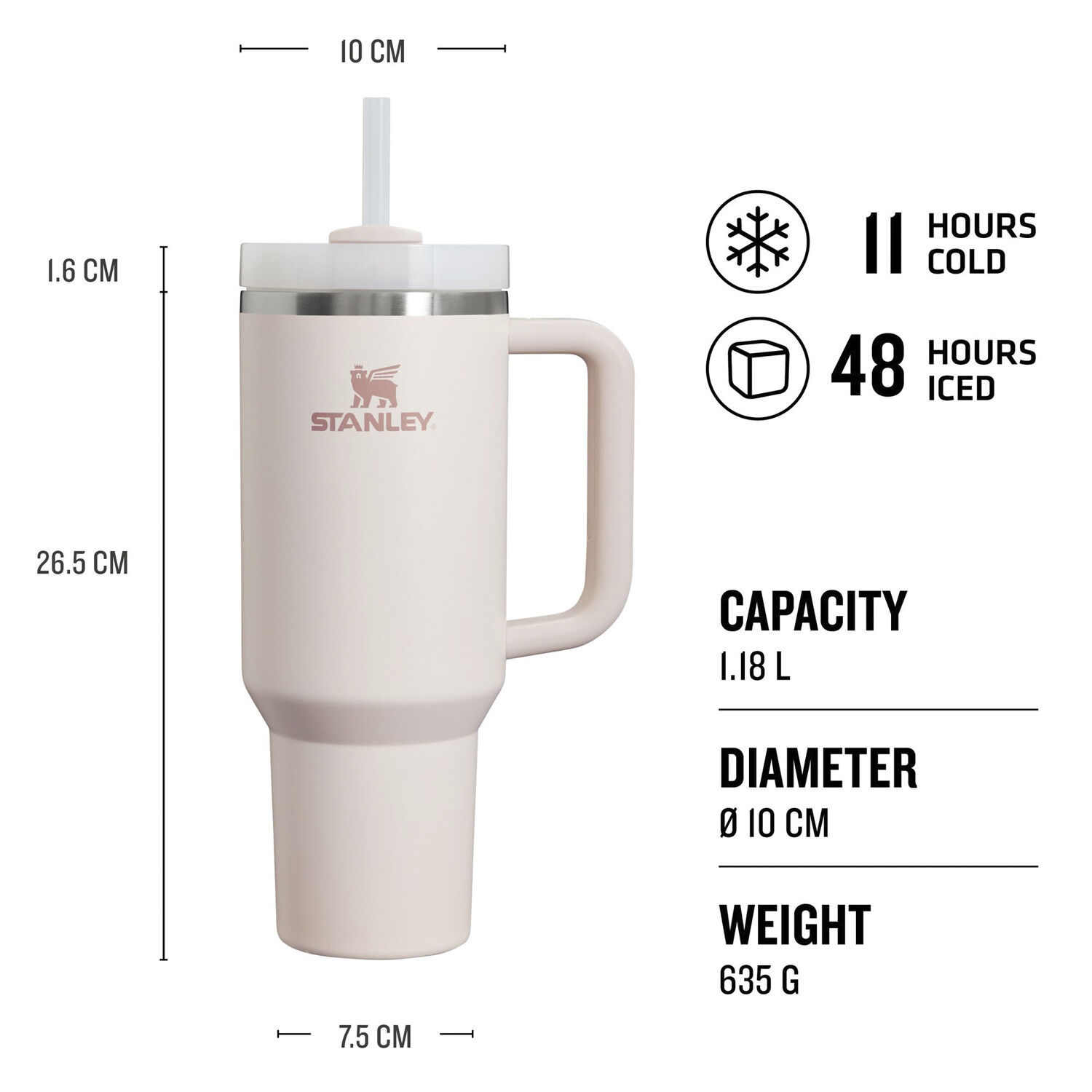 The Quencher H2. O FlowState Tumbler 1. 18L