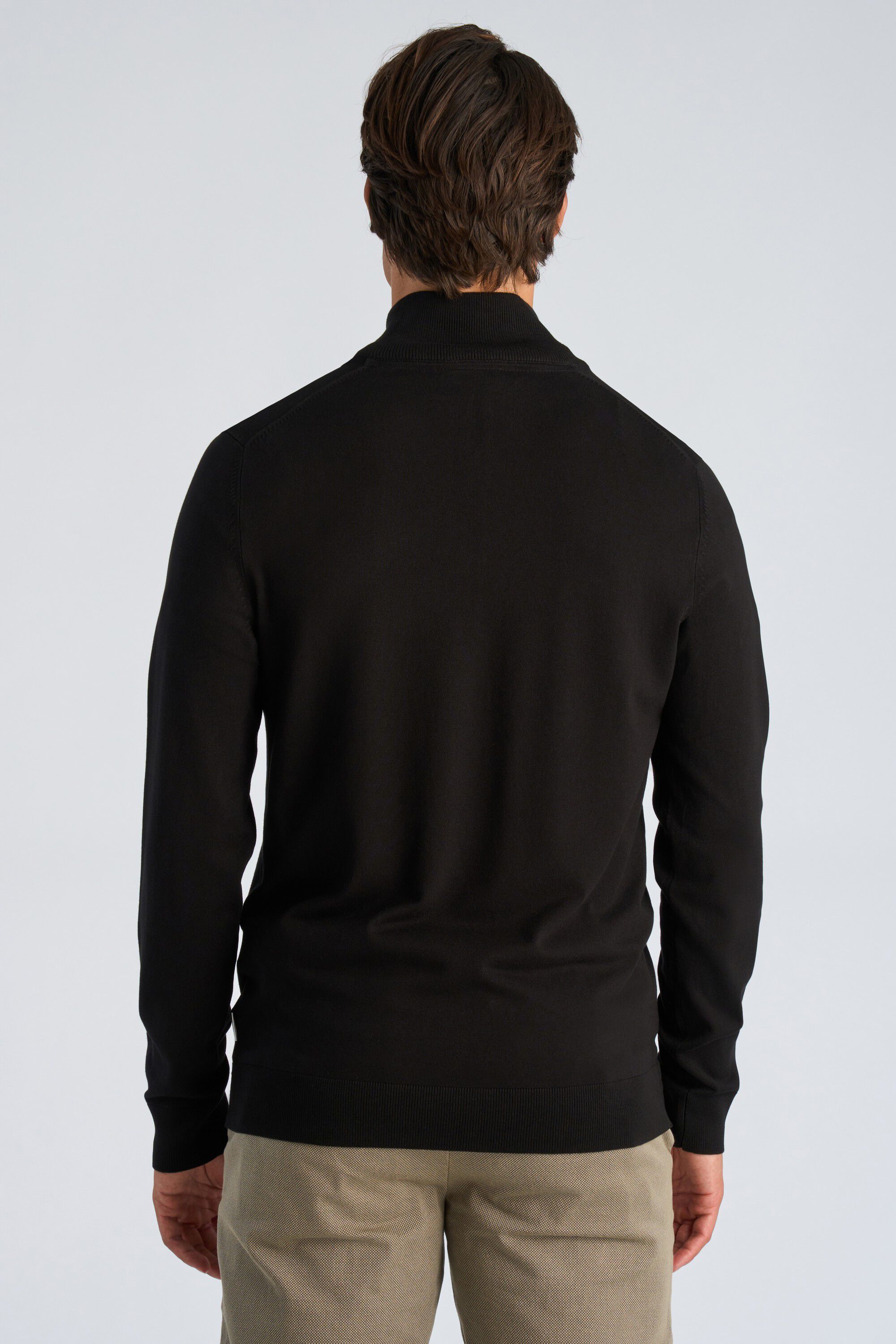 Soft viscose blend half zip