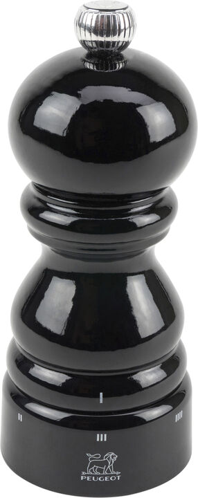 Peberkværn Paris uS 12 cm Sort lak Bøg