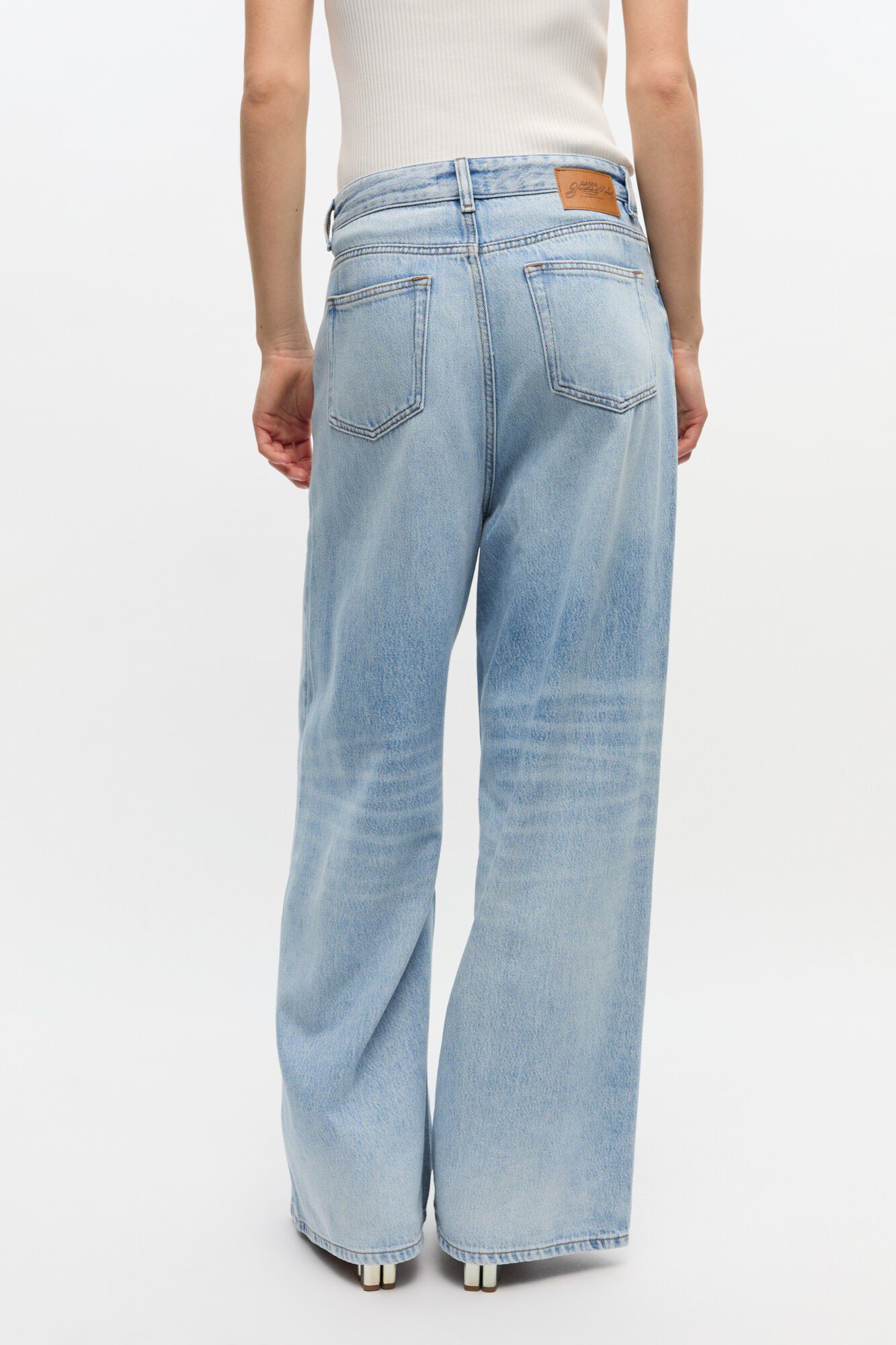 Soft Rigid Denim Baggy Jeans