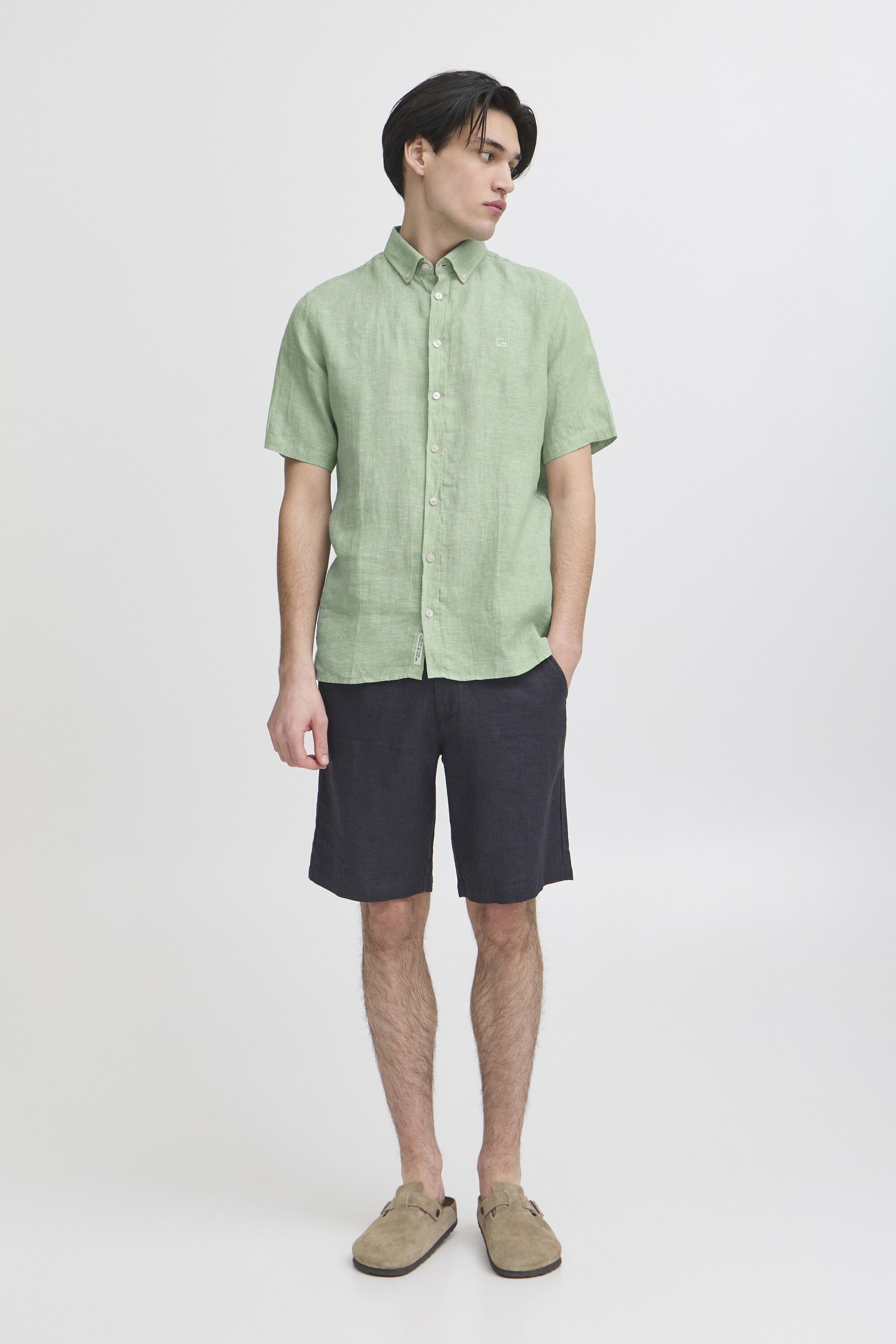 CFANTON 0071 SS 100% linen shirt