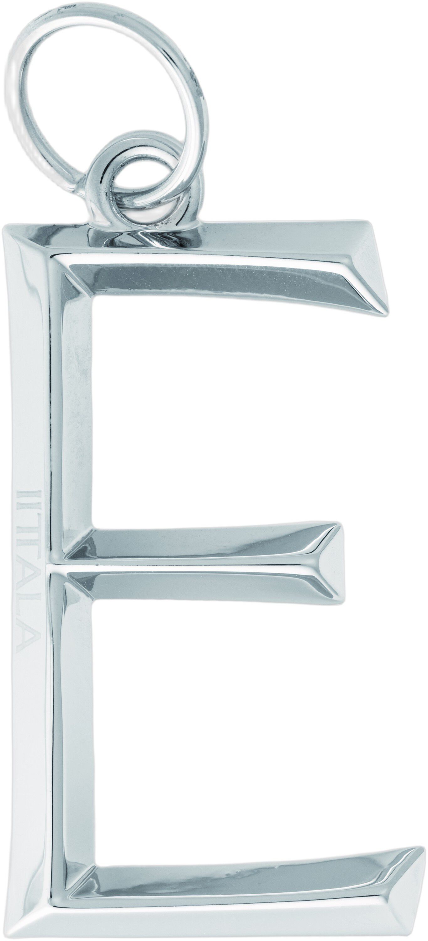 Iittala bogstav vedh&aelig;ng E 5cm metal