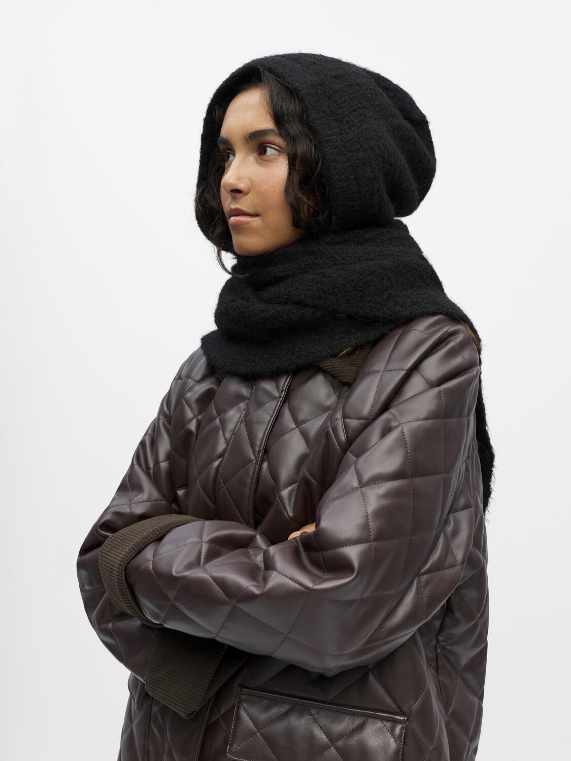 OBJMILU SCARF KNIT BALACLAVA NOOS