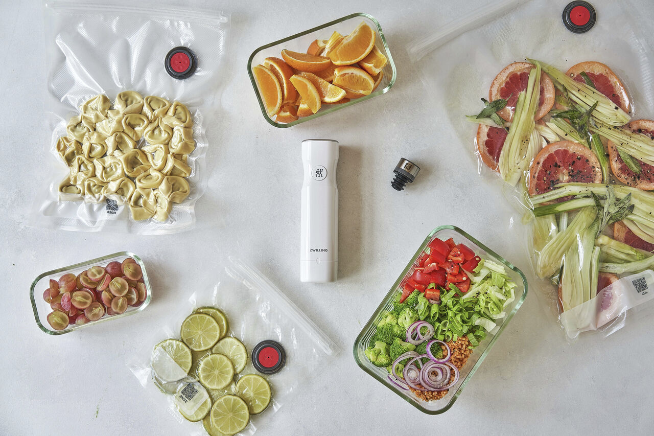 Fresh & Save Vakuum starters&aelig;t, glas 7 dele