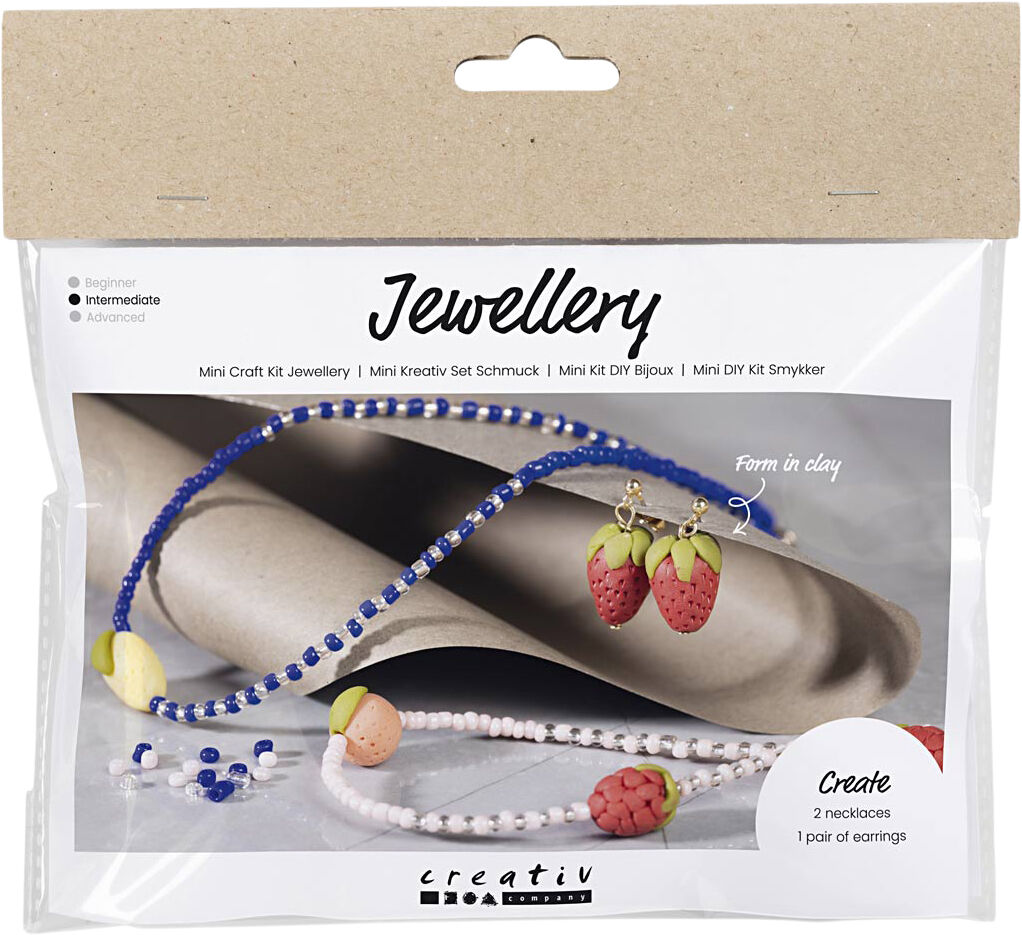 Mini DIY Kit Smykker, Halsk&aelig;de og &oslash;reringe