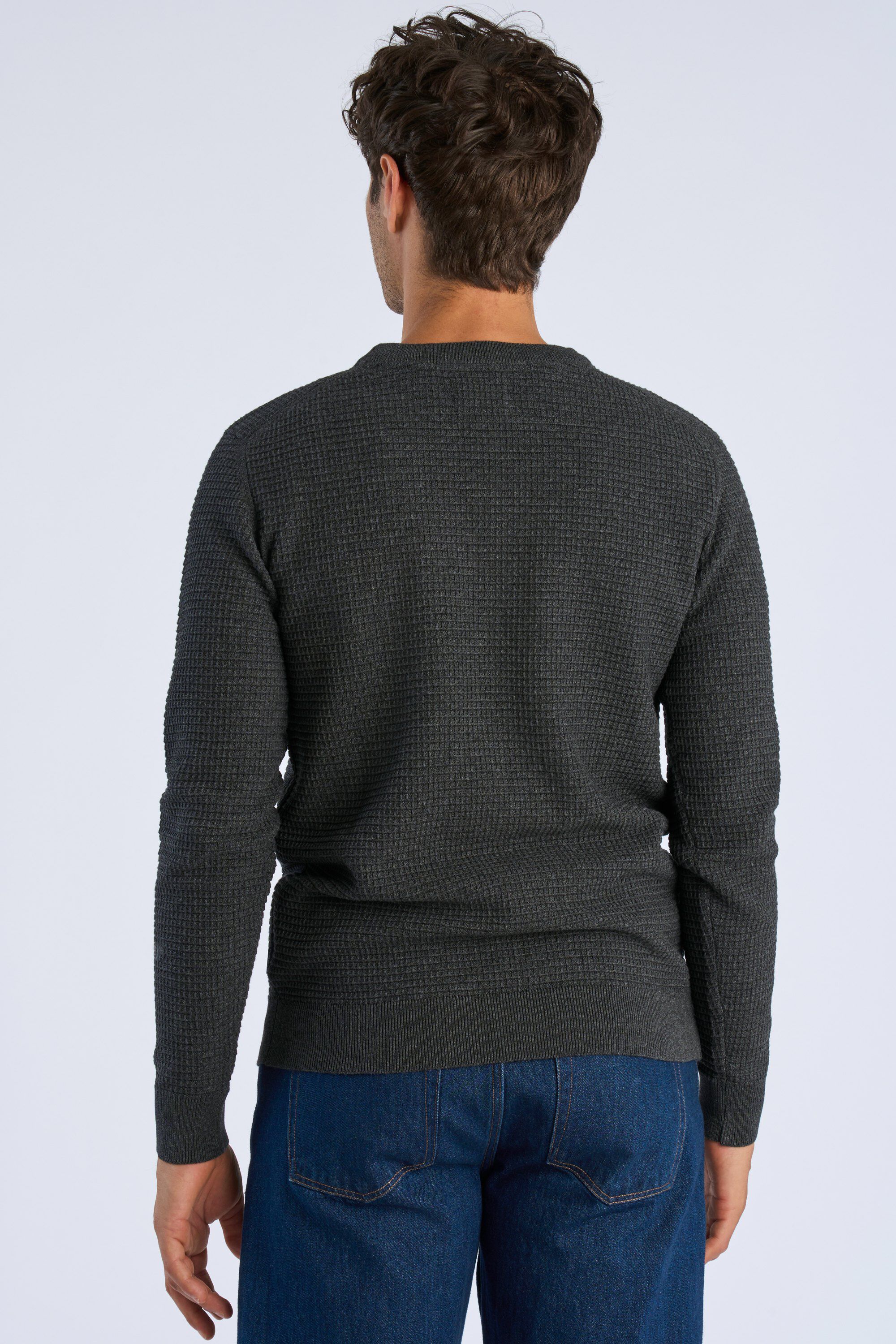 Structure o-neck knit L/S