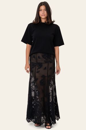 EllinorIC Lace Maxi Skirt