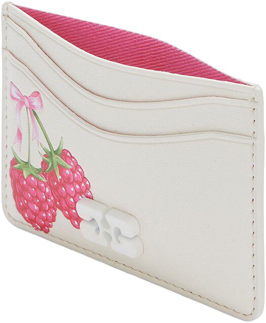 Bou Card Holder Raspberry Print
