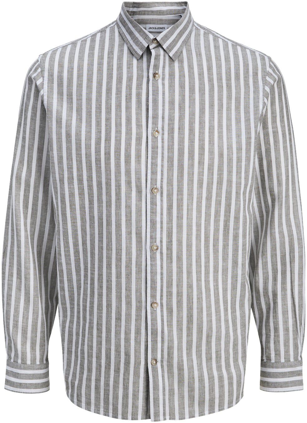 JJESUMMER LINEN BLEND SHIRT L/S SN